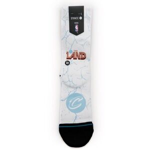 Stance Cleveland Cavaliers The Land Crew Socks Mens Large NBA City Edition 22/23